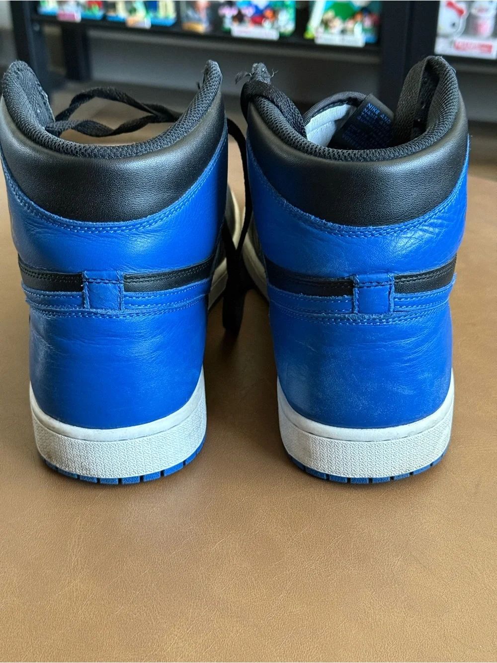 Air Jordan 1 Retro High OG Royal 2017 Black Blue Size 13 555088-007